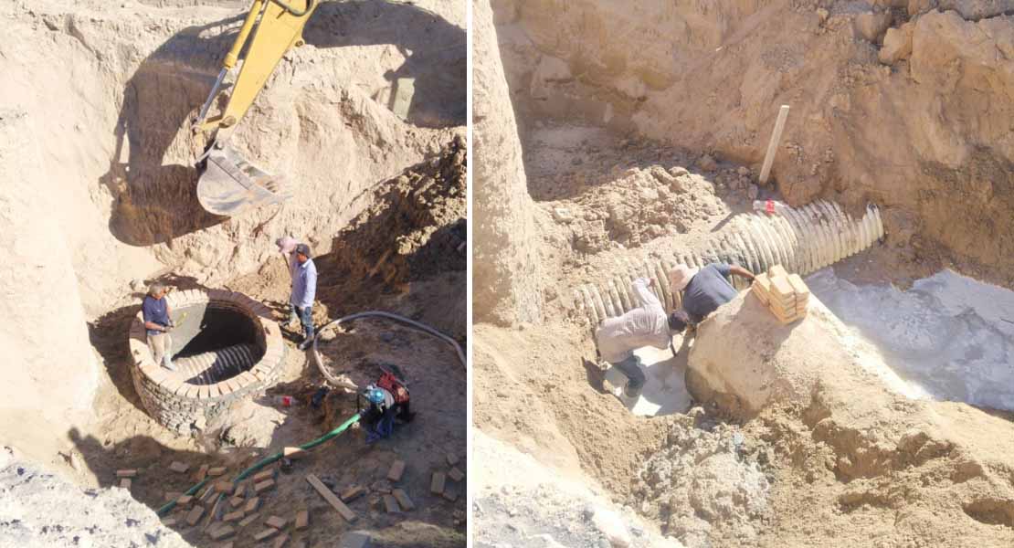 Realiza COMAPA trabajos para mejorar el sistema de drenaje en la colonia La Escondida