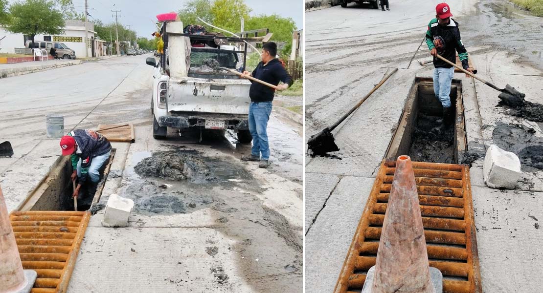 Da mantenimiento COMAPA a pluviales en Módulo 2000 Rancho Grande